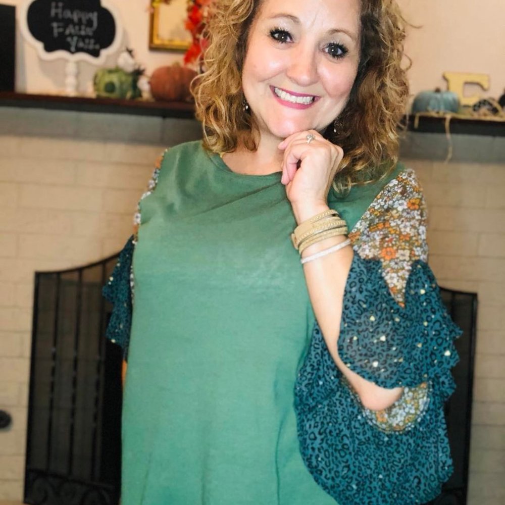 Emerald Green Top